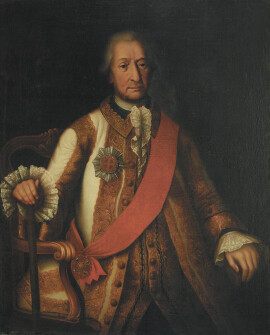 Неизвестный художник середины XVIII в. «Портрет вице-адмирала П.Г. Кашкина»