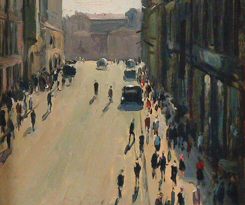 Выставка одной картины М.В. Куприянова «Улица Москвы»