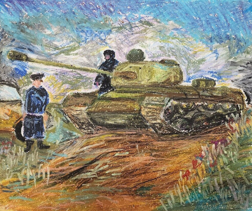 Выставка детских рисунков «От солдата до маршала»