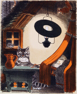 Кузнецов К.В. Приди, котик, ночевать. Первая половина ХХ века. Бумага, цветная литография